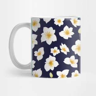 Infinite white lillies Mug